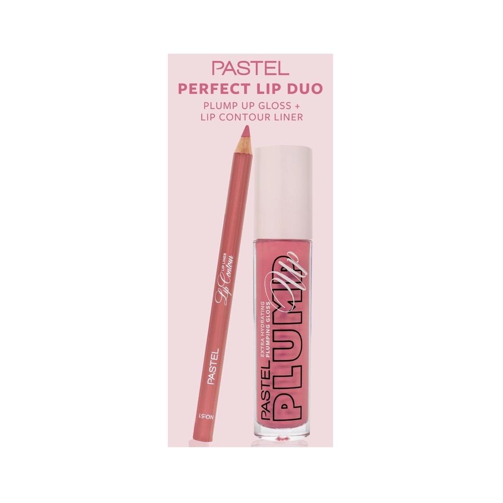 Pastel Plump Up Gloss 211 & Lip Liner 51 Makeup Set by Beauty Care Bag