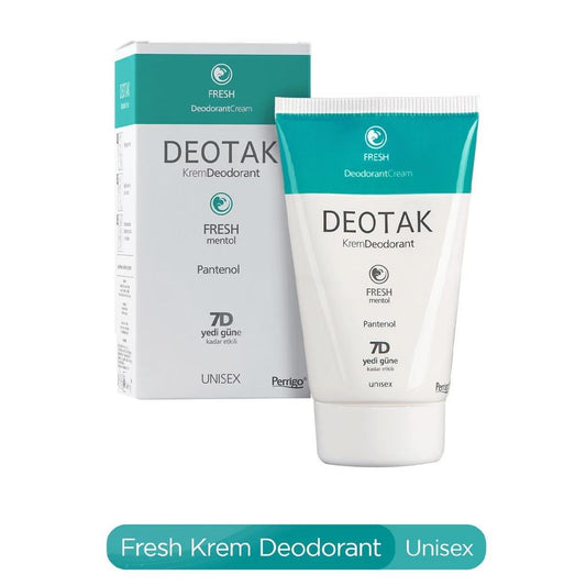 Deotak Fresh Deodorant Cream - Long-Lasting, Menthol, Alcohol-Free & Dermatologically Tested Deodorant for Men & Women by Beauty Care Bag
