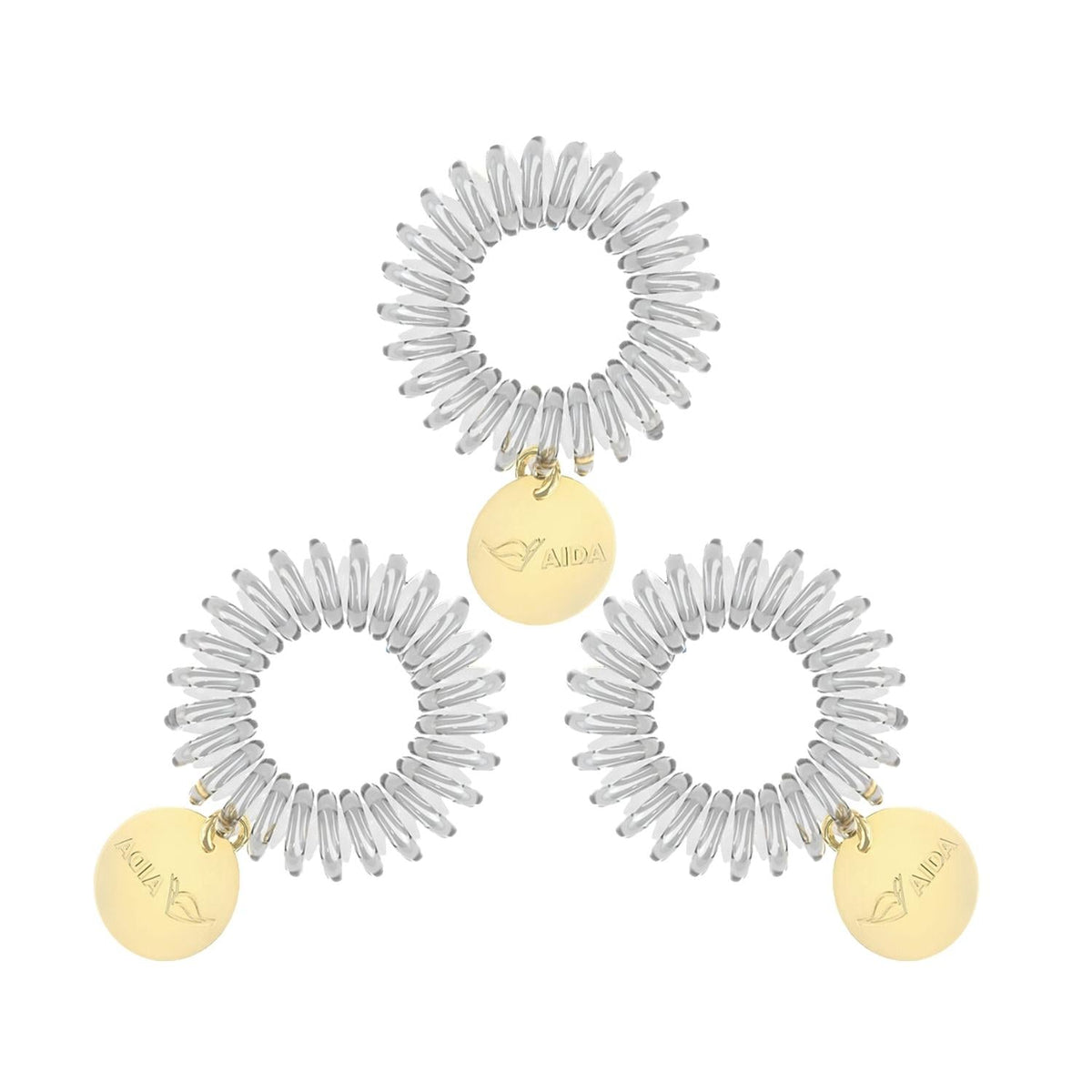 Invisibobble Original Aida 3-Piece Hair Accessories Set - Stylish Hair Ties for Women by Beauty Care Bag