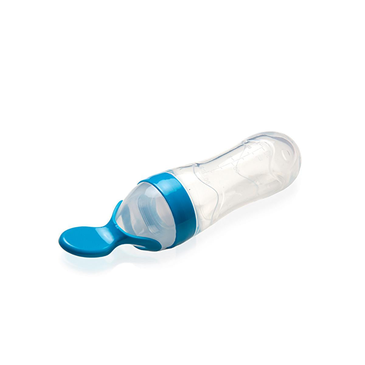 Babyjem Baby Squeeze Spoon - BPA-Free, One-Handed Feeding, Silicone Baby Feeding Utensils, Baby Feeding Accessories, Baby Feeding Spoon by Beauty Care Bag