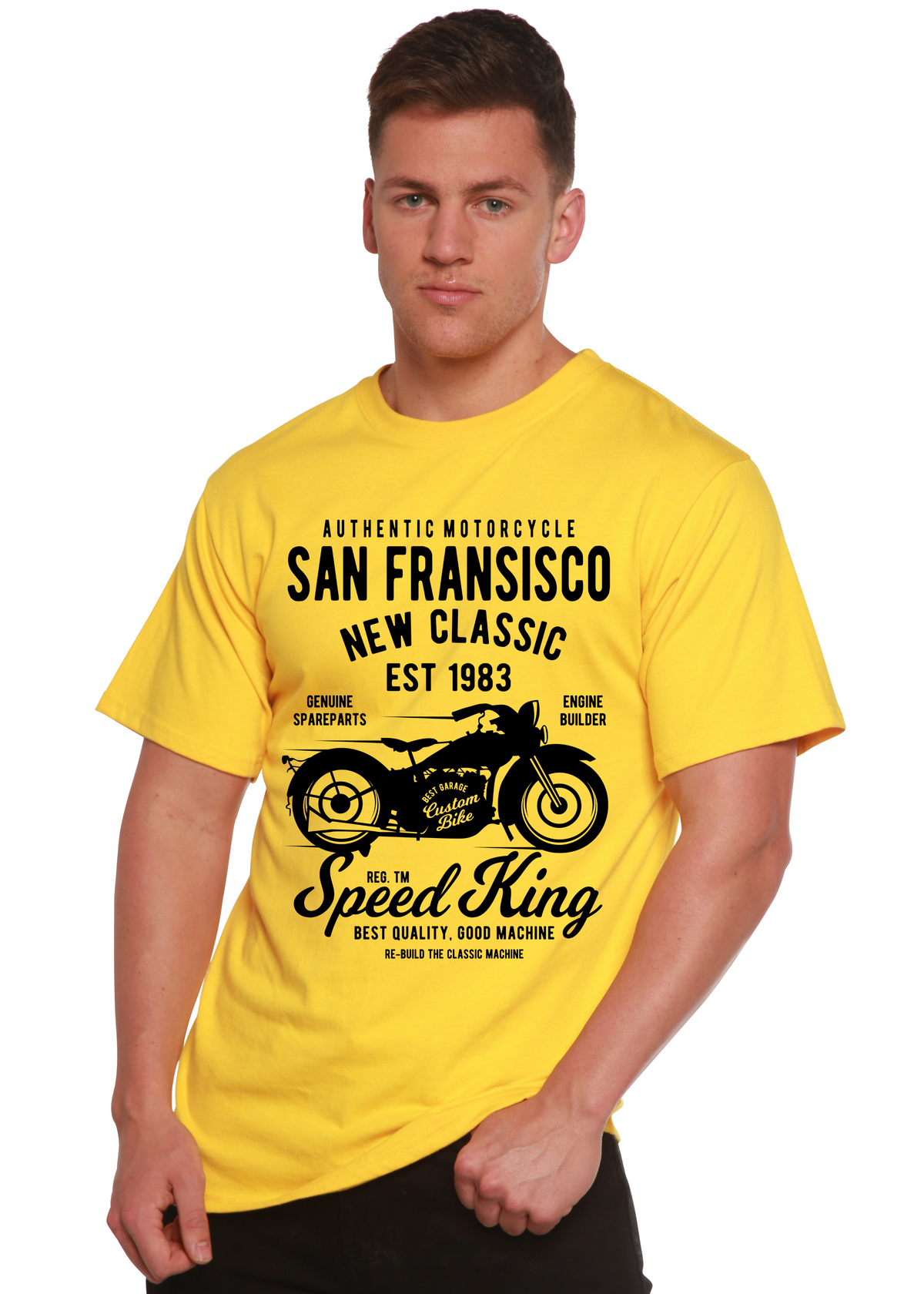 San Francisco men's bamboo graphic T-shirt – view 5