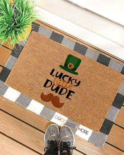 Lucky Little Dude by Coco Mats N More