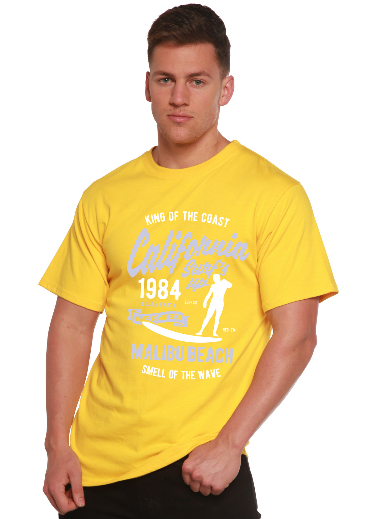 California 1984 men's bamboo graphic T-shirt – view 5