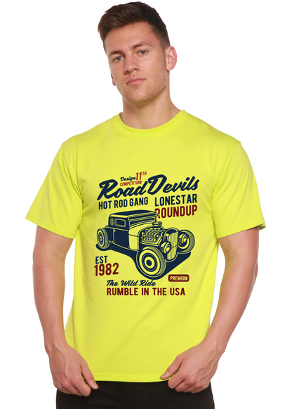 Road Devils men's bamboo graphic T-shirt – view 7