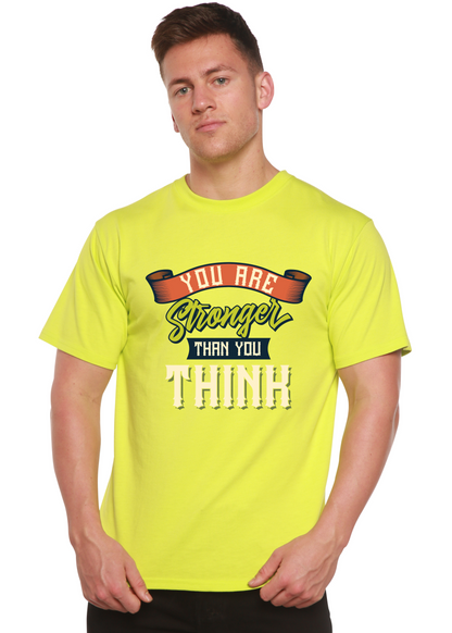 You Are Stronger Than You Think men's bamboo graphic T-shirt – view 8