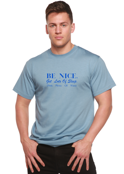 Be Nice men's bamboo graphic T-shirt – view 9