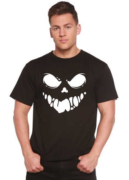 Halloween Boo men's bamboo graphic T-shirt – view 2