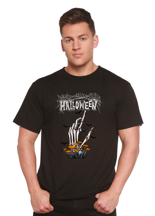 Halloween men's bamboo graphic T-shirt – view 2