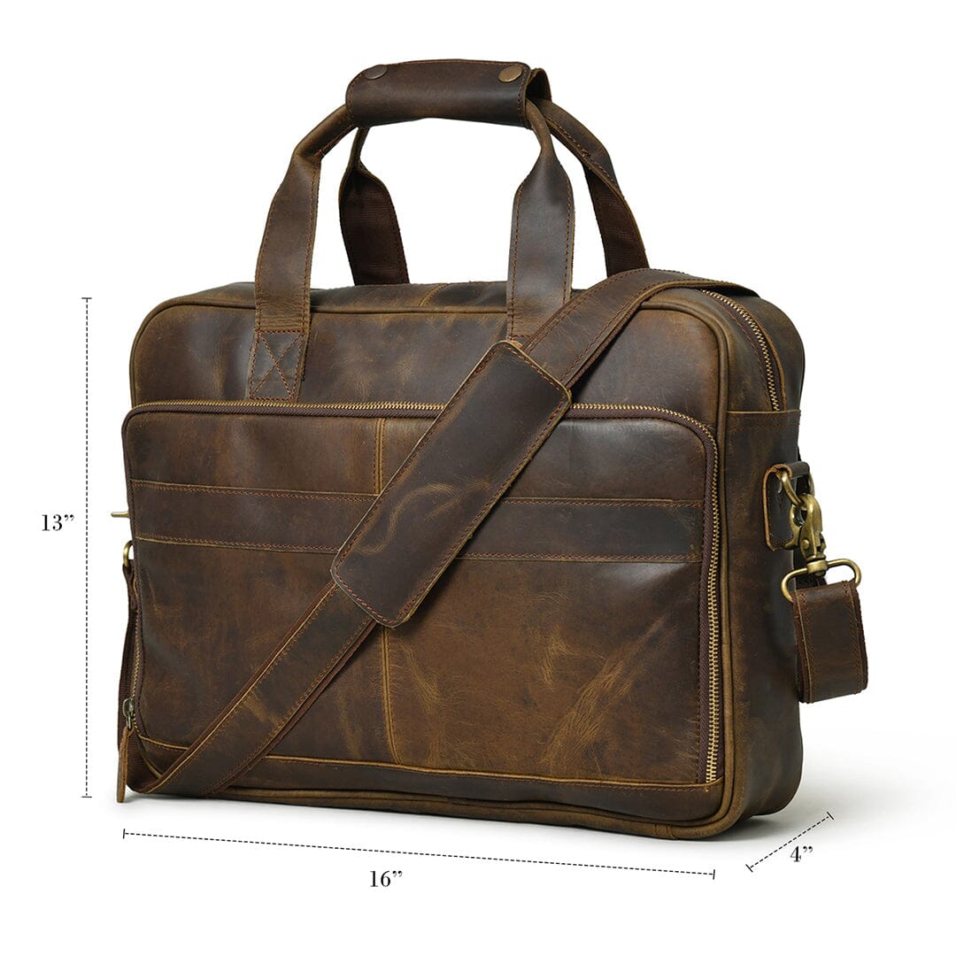 Hudson Office Briefcase by Classy Leather Bags
