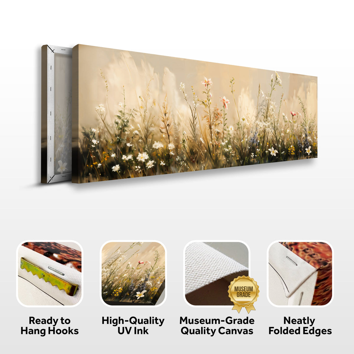 Flower Field Wall Art by Tailored Canvases