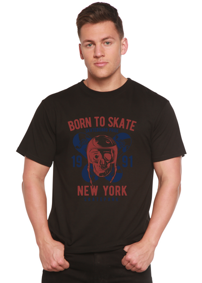 Born to Skate 1991 New York men's bamboo graphic T-shirt – view 8