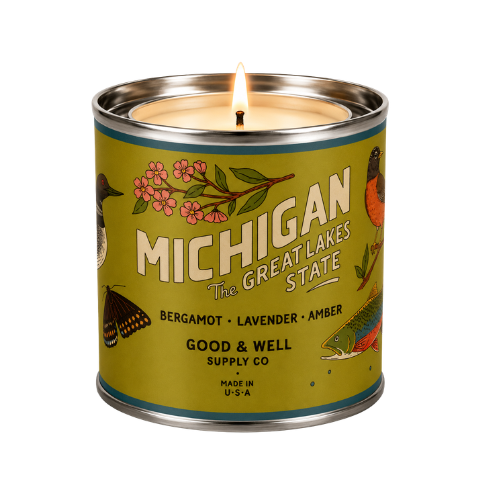 Michigan State Candle by Good & Well Supply Co.