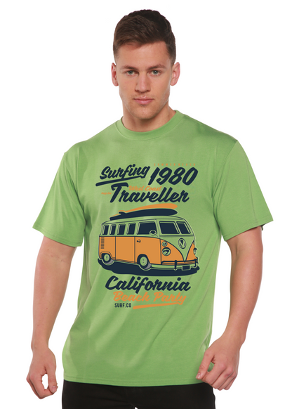 Surfing 1980 men's bamboo graphic T-shirt – view 6