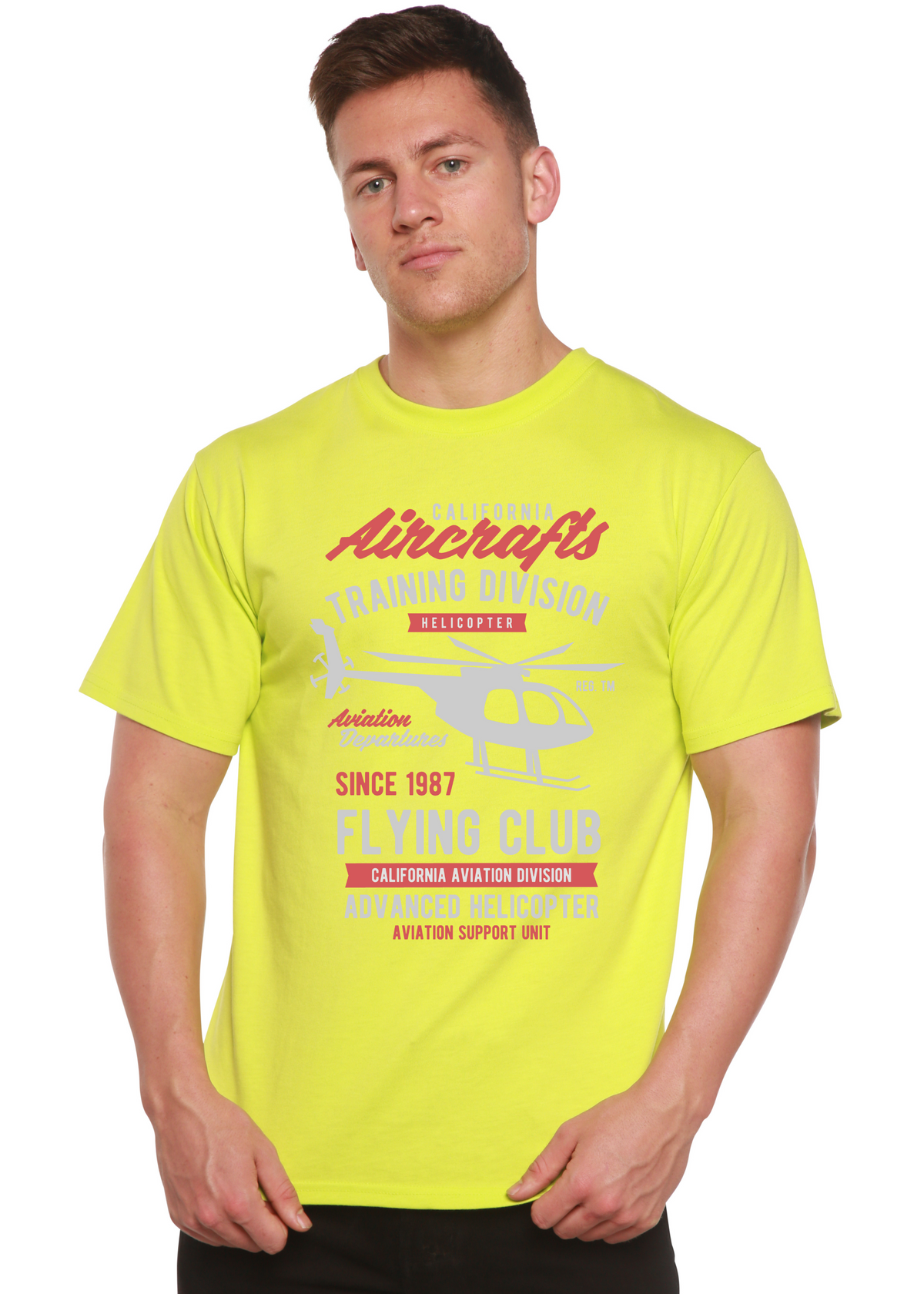 California Aircraft men's bamboo graphic T-shirt – view 8
