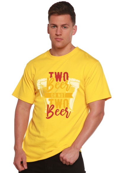 Two Beer men's bamboo graphic T-shirt – view 9