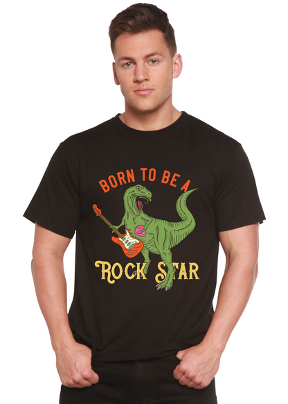 Born to Be a Rock Star men's bamboo graphic T-shirt – view 2