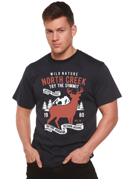 North Creek men's bamboo graphic T-shirt – view 2