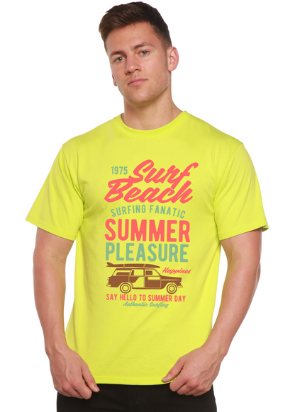 Surf Beach men's bamboo graphic T-shirt – view 2