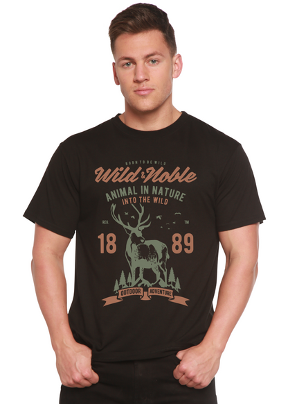 Wild and Noble men's bamboo graphic T-shirt – view 4