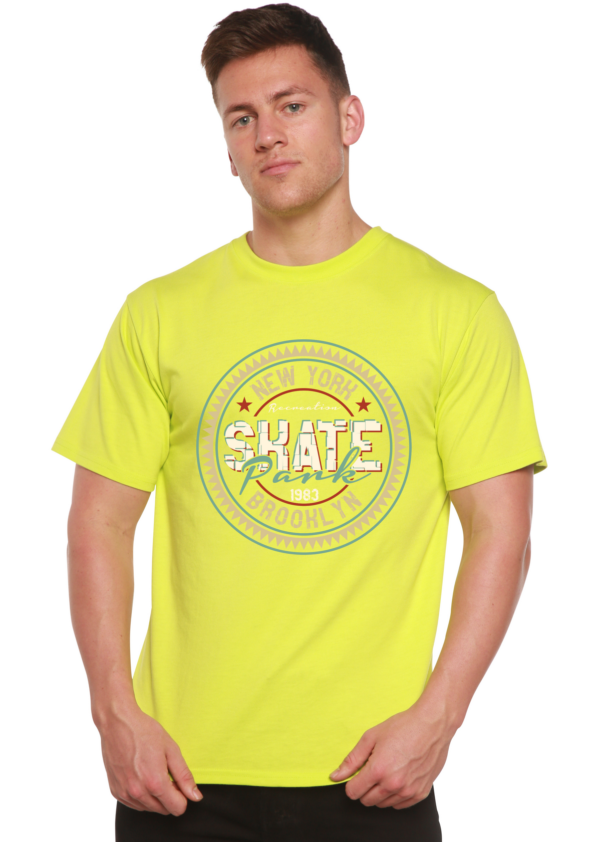 New York Skate Punk men's bamboo graphic T-shirt – view 8