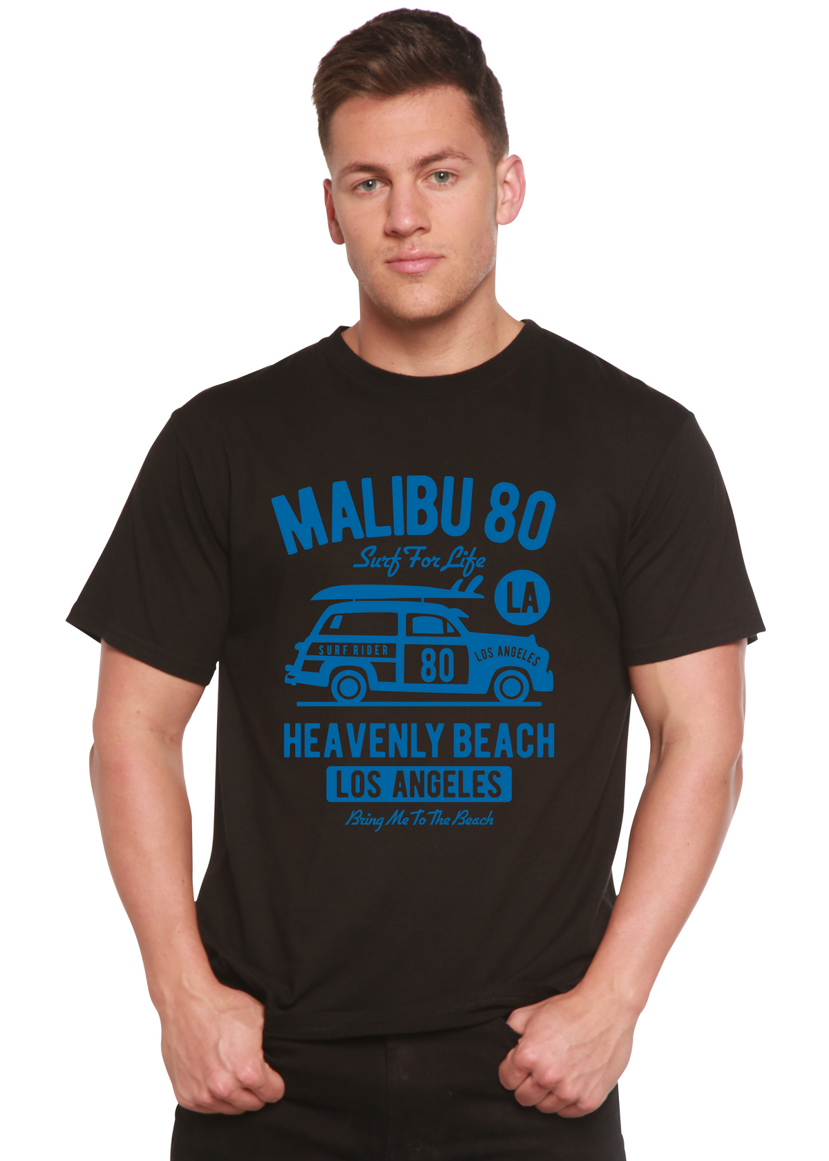 Malibu 80 men's bamboo graphic T-shirt – view 8