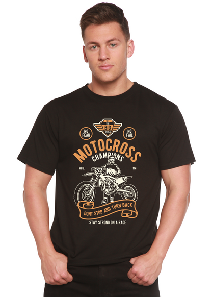 Motocross Champions men's short sleeve graphic T-shirt in bamboo viscose and organic cotton