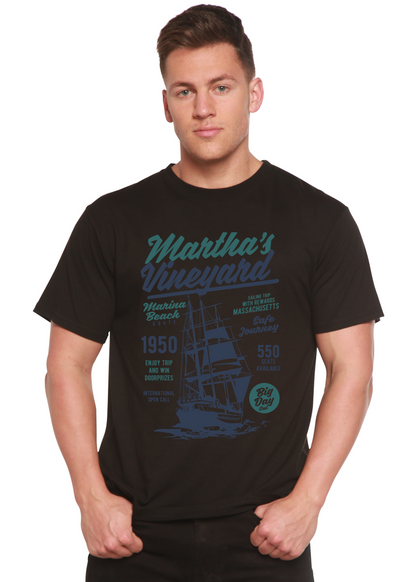 Martha's Vineyard men's bamboo graphic T-shirt – view 8