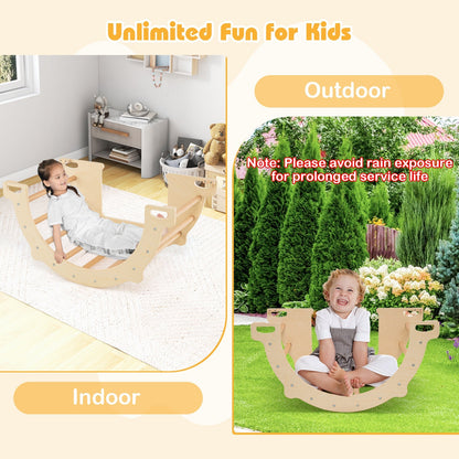 Beech wood climbing arch and sensory table set for kids by GBruno Store, view 8