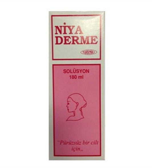 Niya Derme SolŸsyon 180 ml - Natural Skin Toner with Chamomile & Cucumber for Balanced Skin by Beauty Care Bag