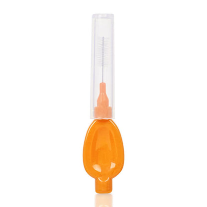 Benri Interdental Brush 0.45mm Pack of 6 - Enhance Oral Hygiene, Braces Cleaning & Dental Care by Beauty Care Bag