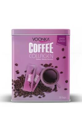 Voonka Coffee Collagen Cream 30 Sachets - Sugar-Free Collagen Supplement for Adults by Beauty Care Bag