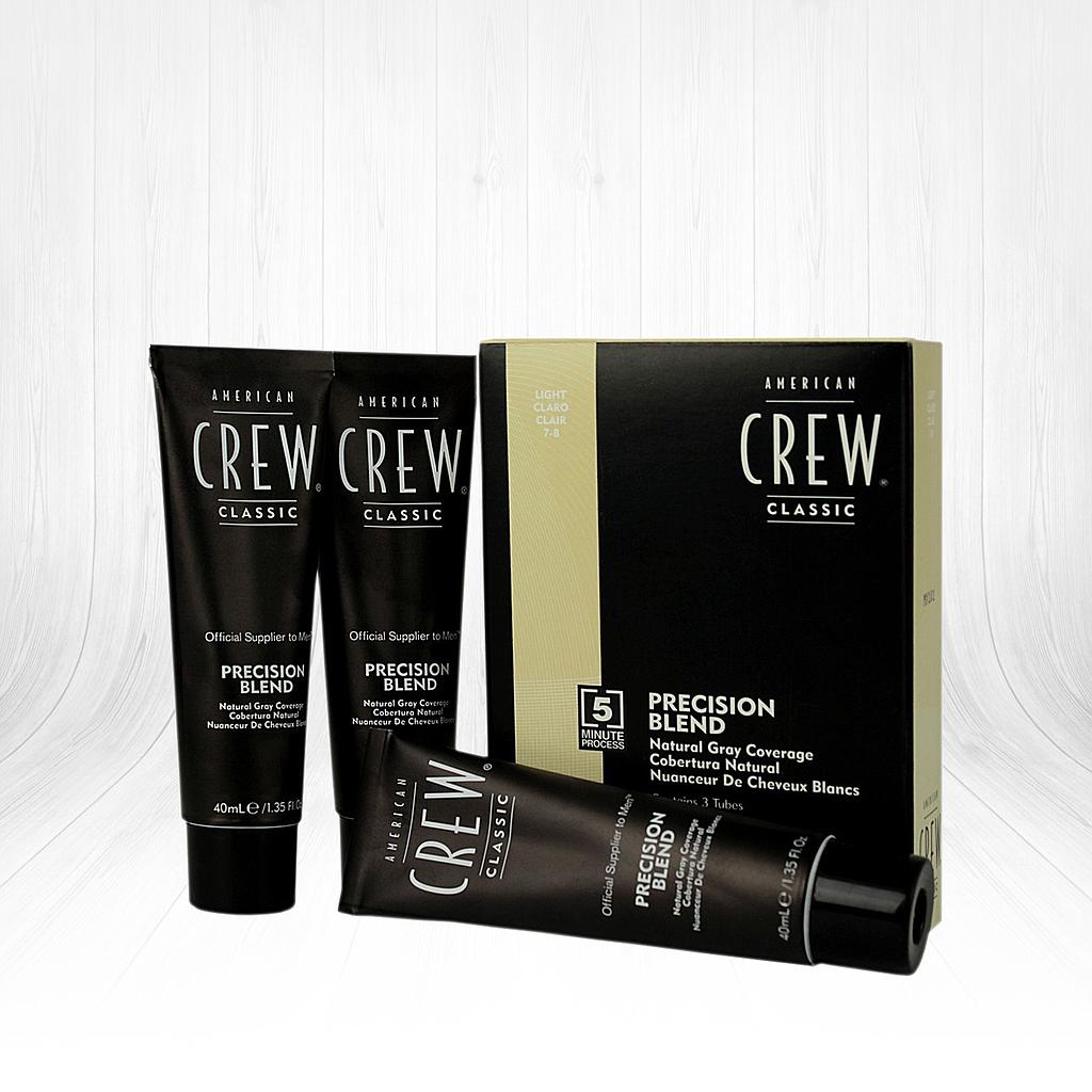 American Crew Precision Blend ammonia-free men's hair dye, 3 x 40ml