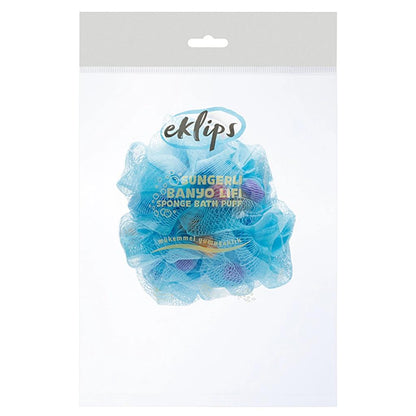Eklips Bath Sponge with Mesh Loofah for Gentle Cleansing by Beauty Care Bag