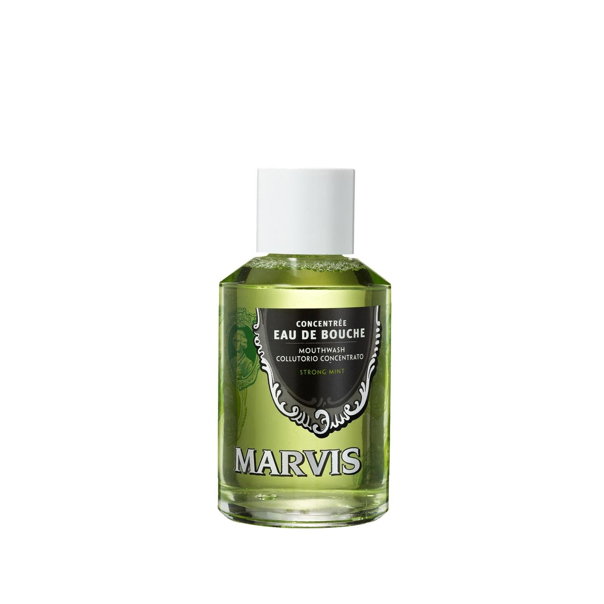 Marvis Strong Mint Mouthwash - 30ml Travel-Sized Oral Hygiene with Intense Freshness by Beauty Care Bag