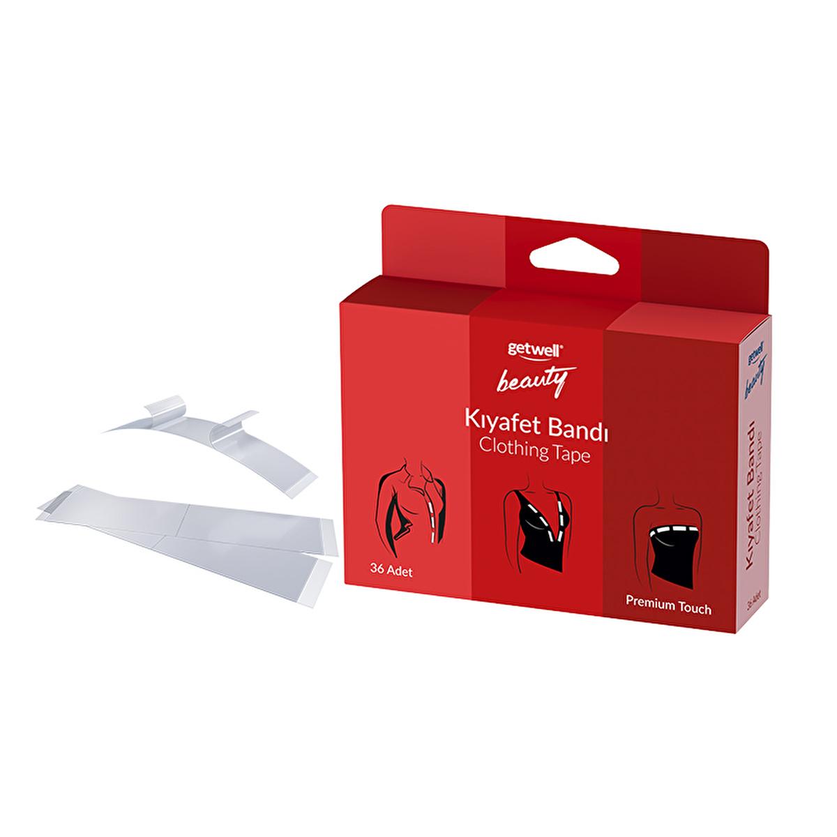 Getwell Clothing Accessory Tape - Gentle Fabric Adhesive, Residue-Free, Transparent Fix for Fashion Accessories by Beauty Care Bag