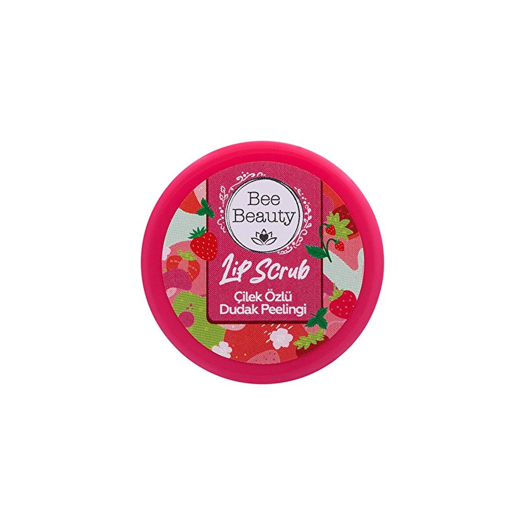 Bee Beauty Strawberry Lip Scrub Smoothing Exfoliator 13g by Beauty Care Bag