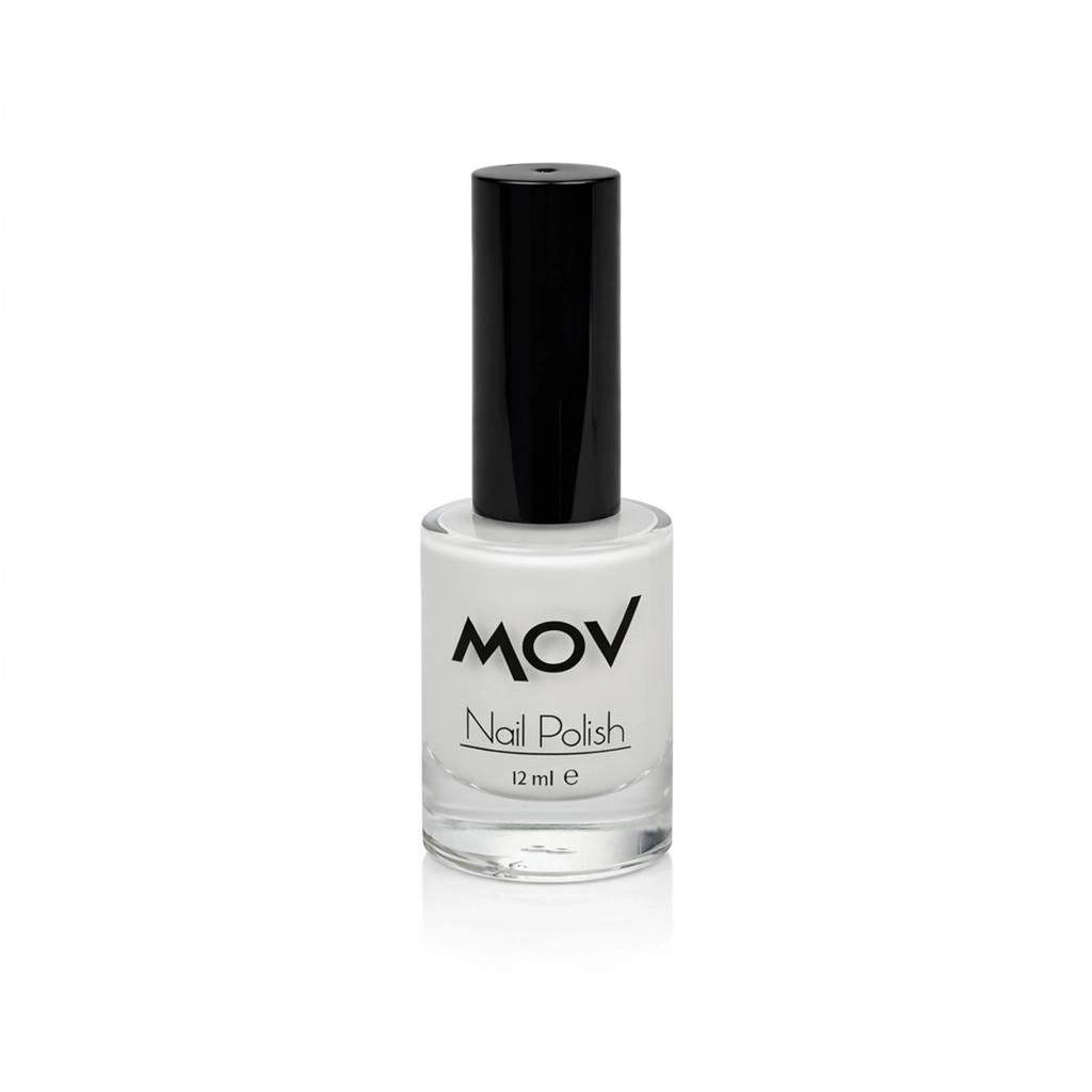Mov Nail Polish No: 01 Classic White 10ml by Beauty Care Bag