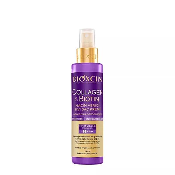 Bioxcin Collagen & Biotin Volumizing Hair Conditioner: Thicken Fine Hair & Prevent Hair Loss - Strengthens, Adds Volume, Ideal for Sensitive Scalps by Beauty Care Bag