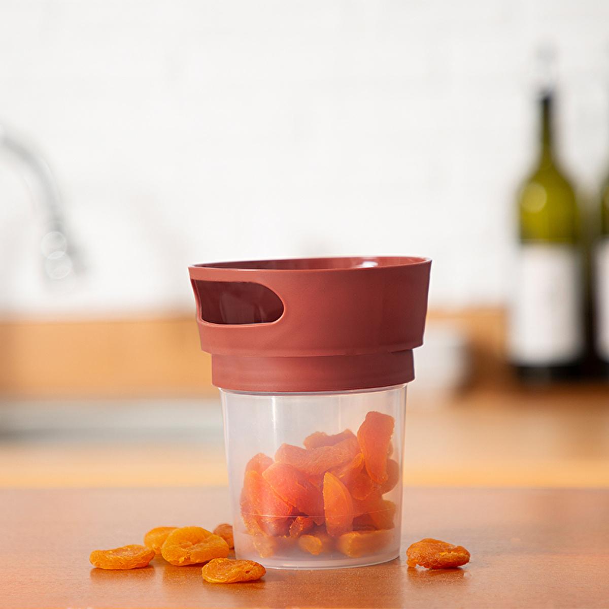 Babyjem Spill-Proof Snack Container for Kids - Antibacterial Fabric Cover, Easy to Use, Ideal for Travel and Daily Use by Beauty Care Bag