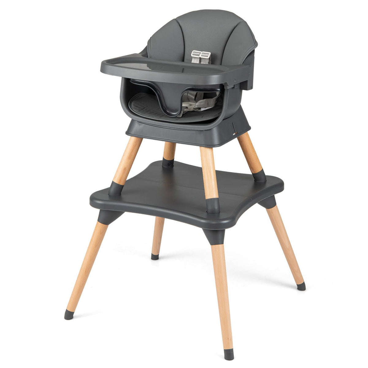 9-in-1 convertible high chair with solid wood legs by GBruno Store, view 5