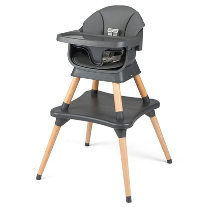 9-in-1 convertible high chair with solid wood legs by GBruno Store, view 5