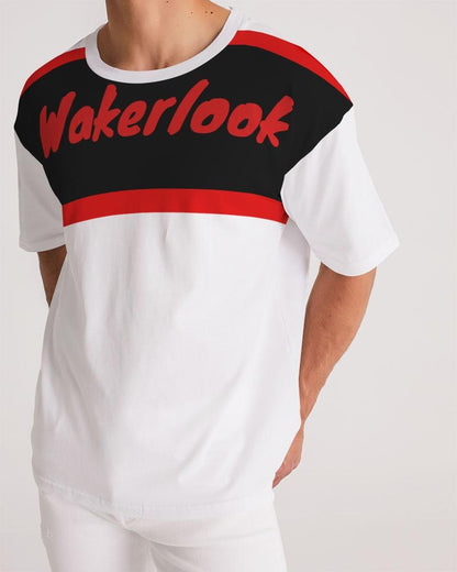 Wakerlook Men's Premium Heavyweight Tee by Sky Blue Saffron