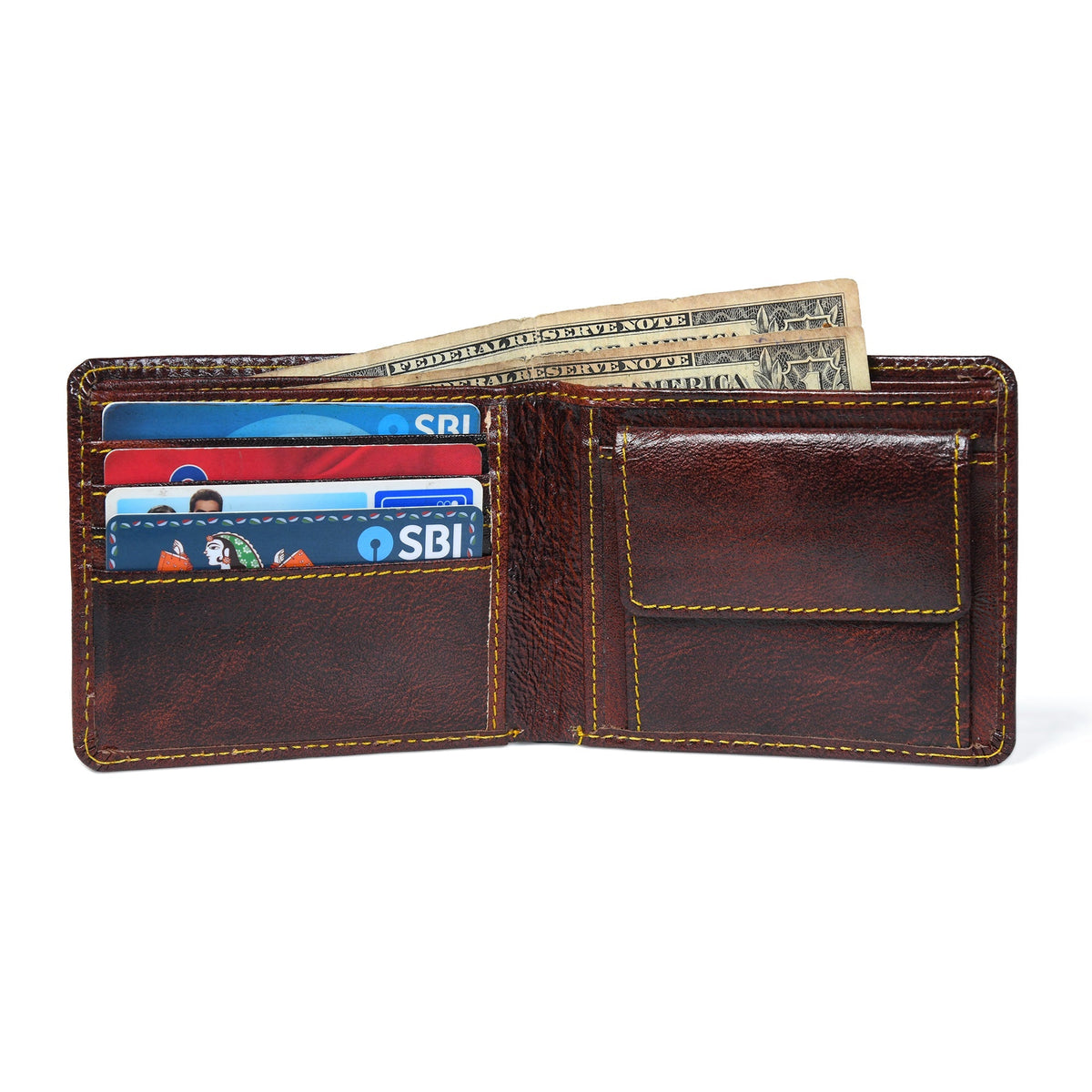 Ryan Classic Bi-Fold Wallet by Classy Leather Bags