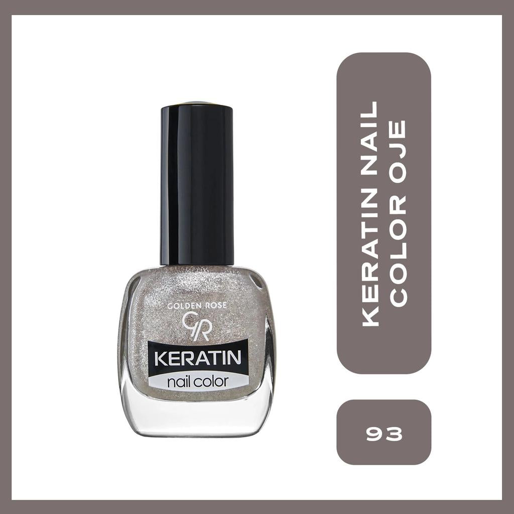 Golden Rose Keratin Nail Color Polish No: 93 - 10.5ml by Beauty Care Bag
