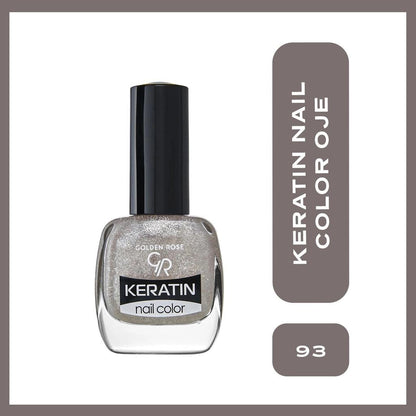 Golden Rose Keratin Nail Color Polish No: 93 - 10.5ml by Beauty Care Bag
