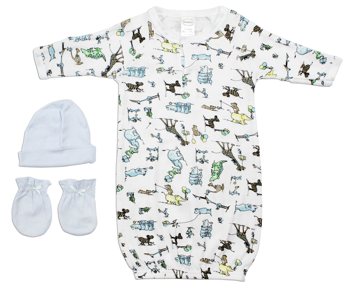 Bambini Boys' 3 Piece Layette Set by Emerald Clover
