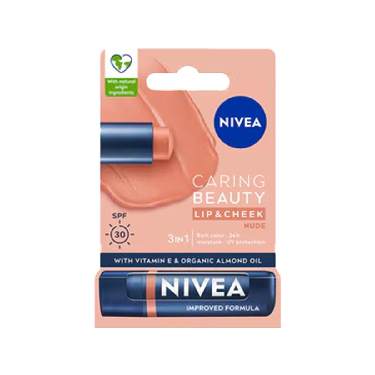 Nivea tinted lip and cheek balm SPF30, 4.8g