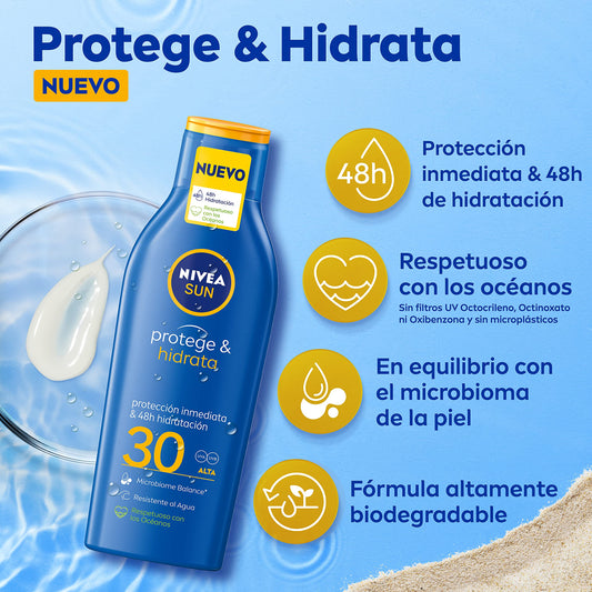 Nivea Sun moisturizing sunscreen lotion SPF 30, 200ml