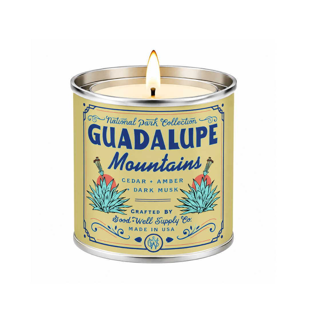 Guadalupe Mountains National Park Candle by Good & Well Supply Co.