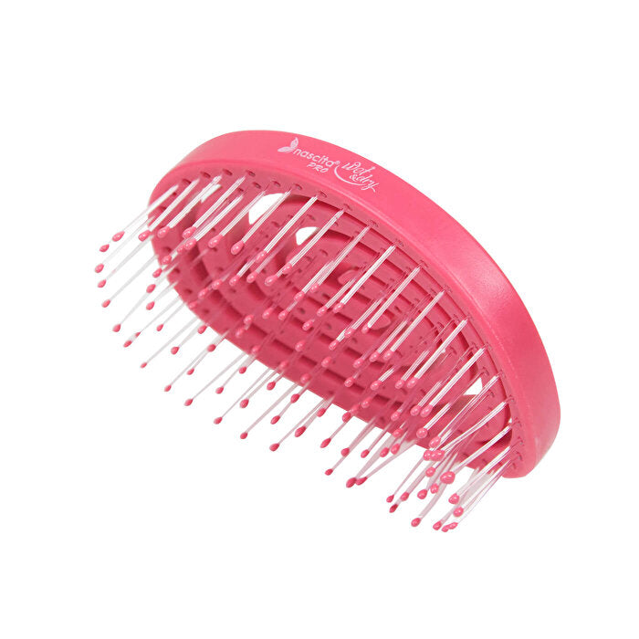 3D Portable Hair Brush in pink by Beauty Care Bag, view 3